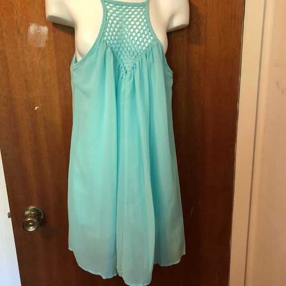 Mint Green mini dress size medium - Picture 2 of 7